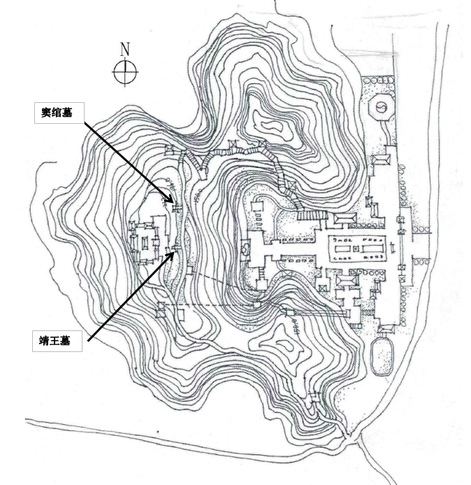 <p>满城汉布局图