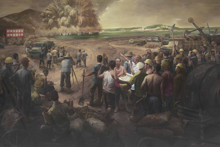 《创办经济特区》是范勃,郭祖昌,林锋创作的油画作品.