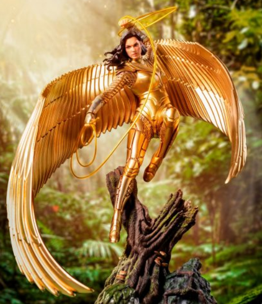 iron studios《神奇女侠1984》神奇女侠飞鹰黄金战甲1:10 雕像
