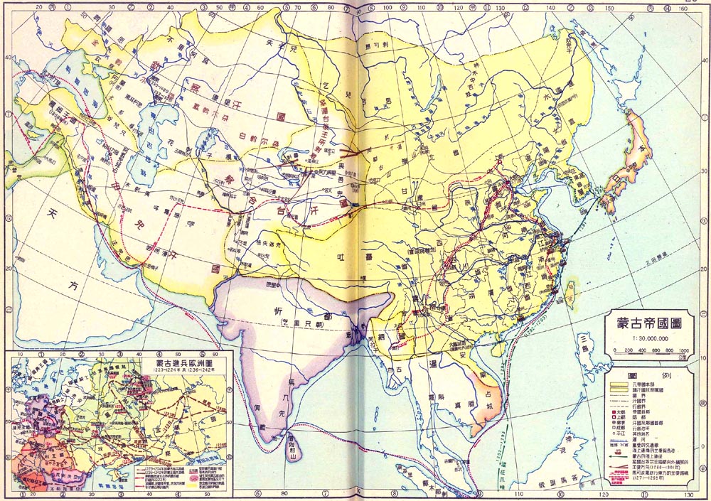 铁木真(1162年—1227年8月25日),尊号" b>成吉思汗 /b>"(传统蒙古奈 