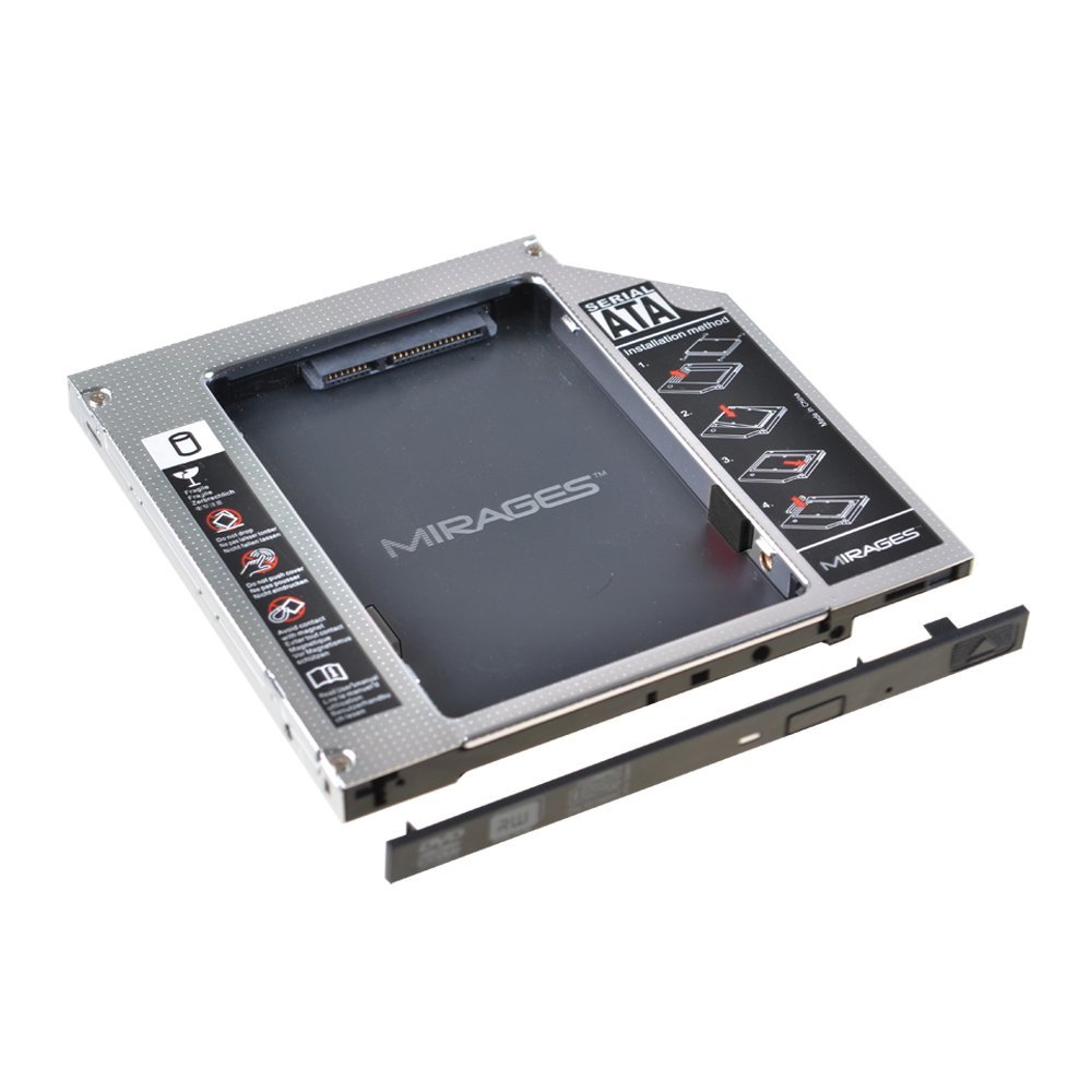  p>光驱位硬盘托架是放硬盘用的托架,可以将机器与硬盘进行连接并进行