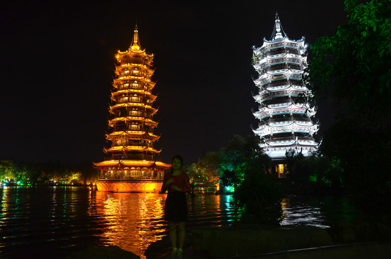 桂林金银双塔