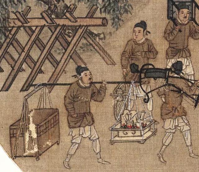 南宋佚名·《春游晚归图册页》