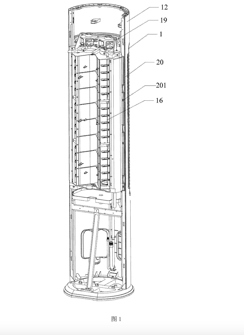 立式空调器风道结构及立式空调器室内机