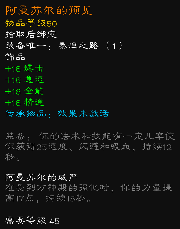 阿曼苏尔的预见