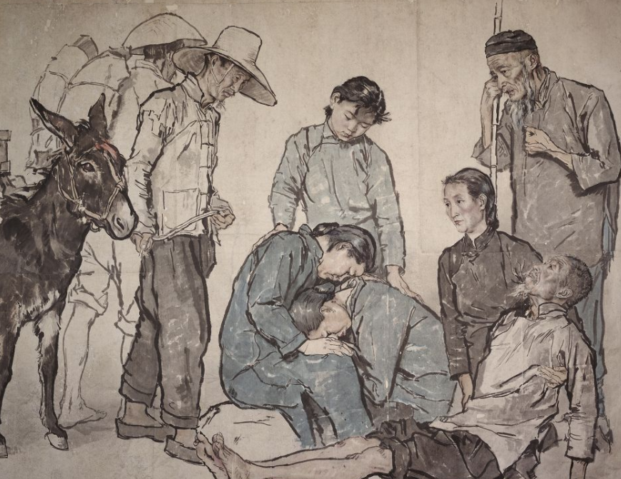 宏伟巨制流民图，有分量的画卷_百科TA说