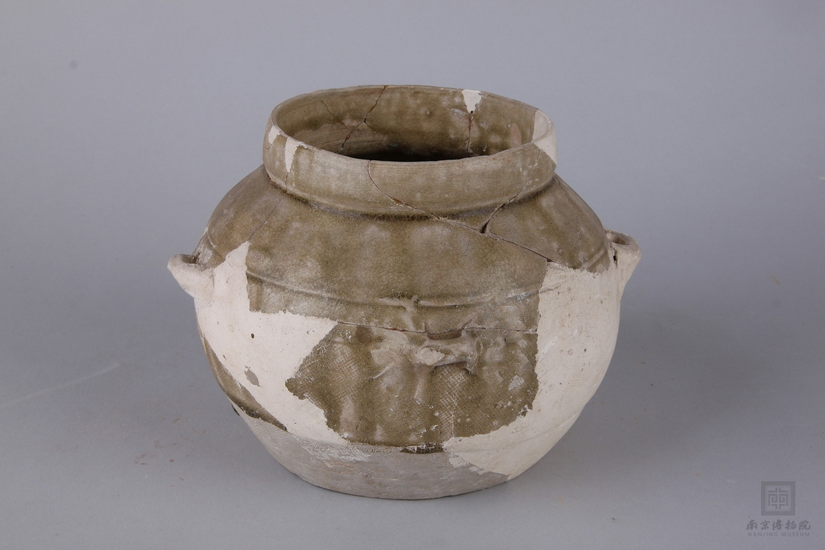 东汉初青瓷四系罐