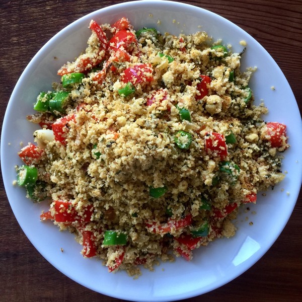 妙吃豆渣之: 肉末炒豆渣