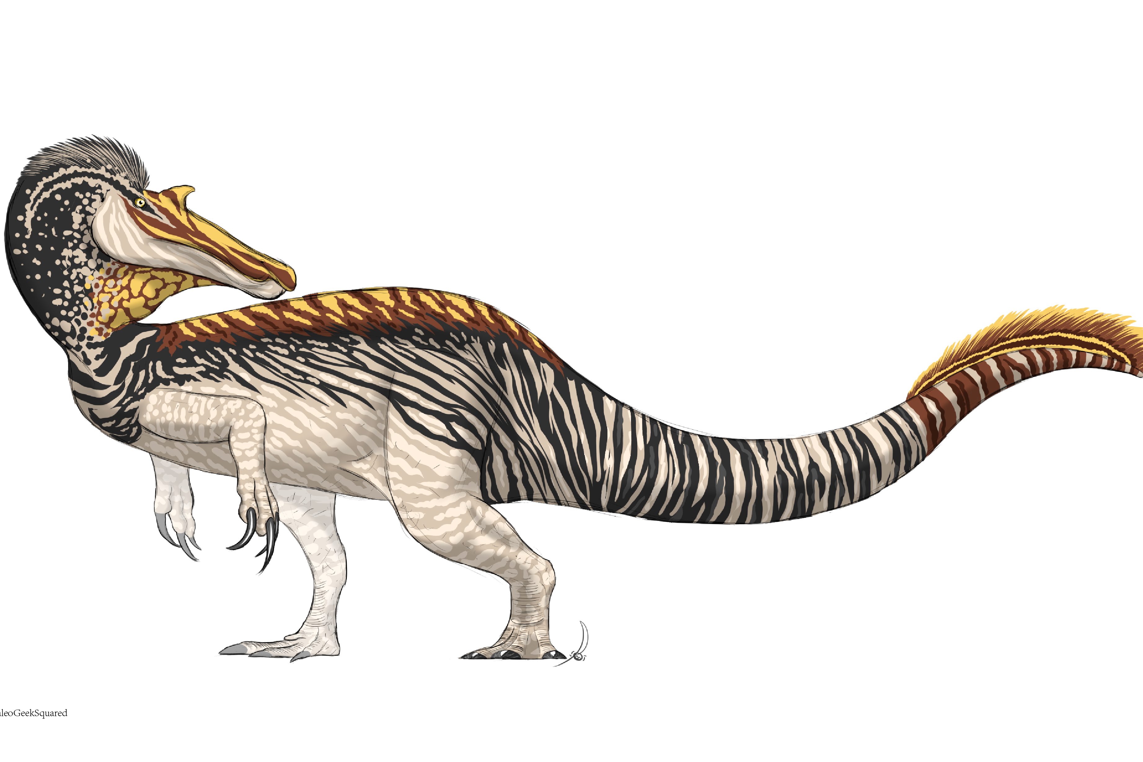 data-id="tc6bwd6tvcuo">河堤猎龙又译作滨猎龙,是一种体型较大的棘龙