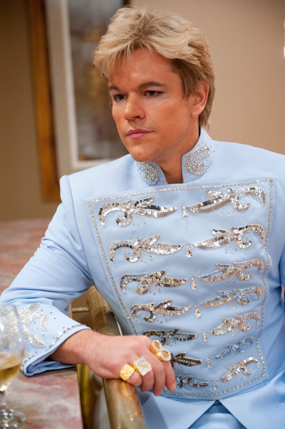 behind the candelabra