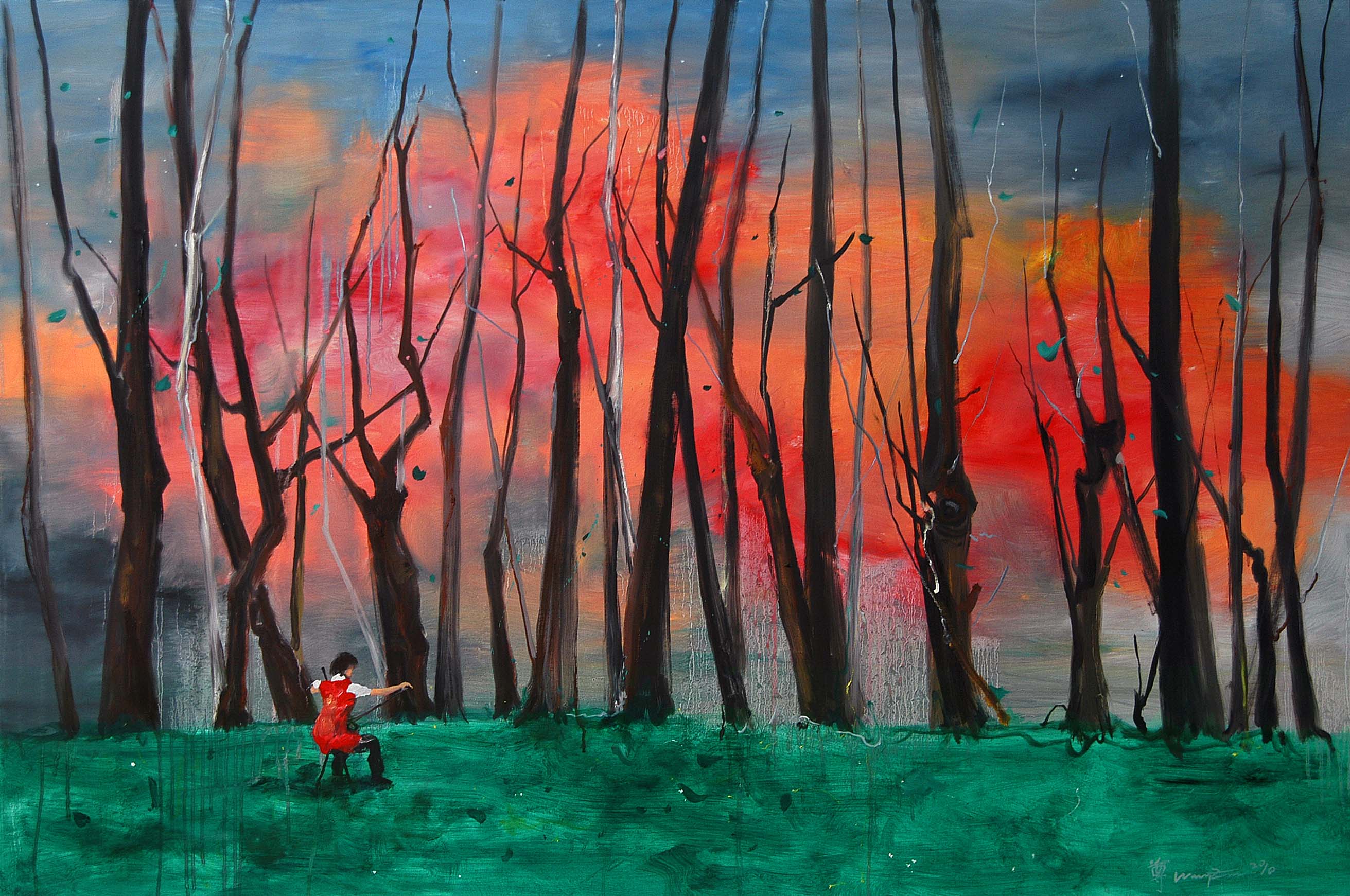 现任教于华中师范大学美术学院油画教研室.