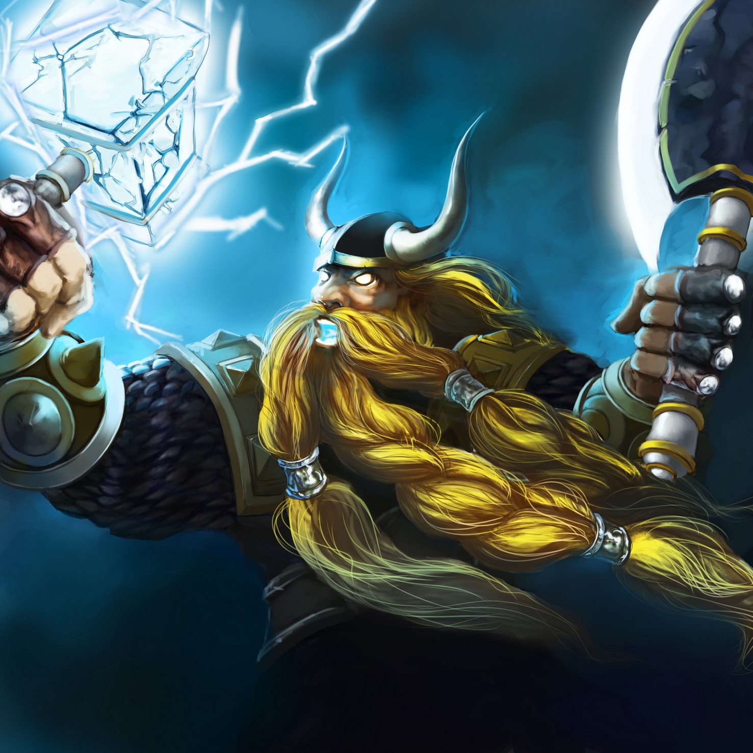  p>山丘之王外号矮子简称"mk",这是魔兽争霸游戏中人族的一个强力战士