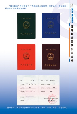 国家健身教练资格证