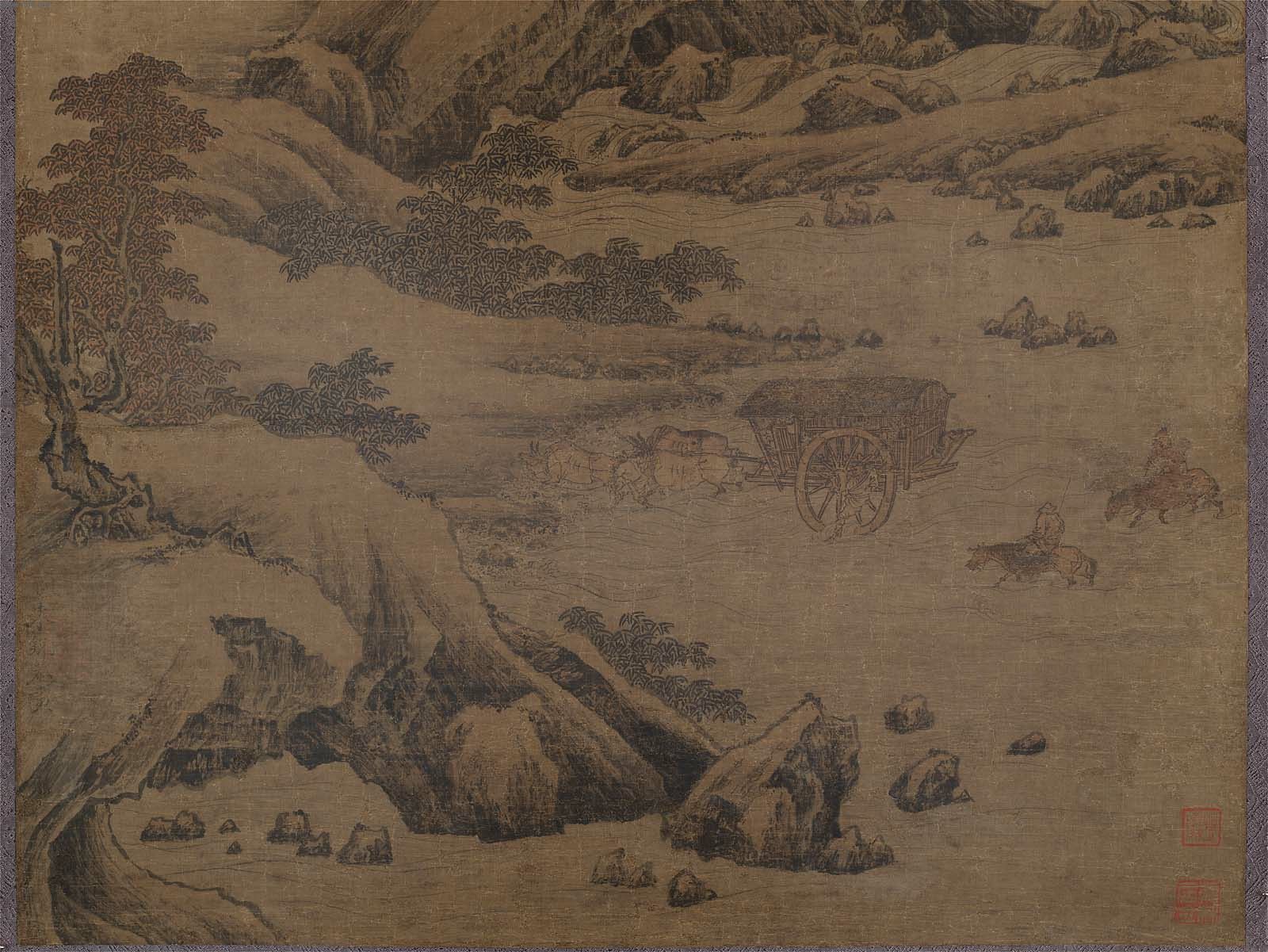 南宋朱锐盘车图