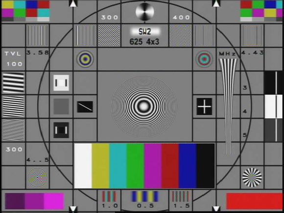  p>测试图(即电视信号测试图)又称测试卡,是指电视台在正常电视节目