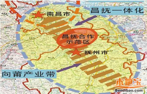 href="/item/临川区">临川区 /a>与南昌市交界地带,规划期为2015-2025