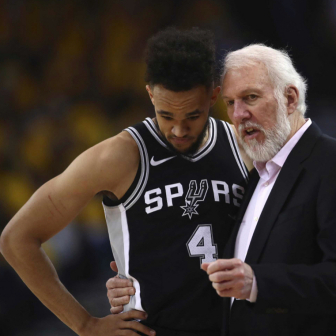 马刺时期（左）