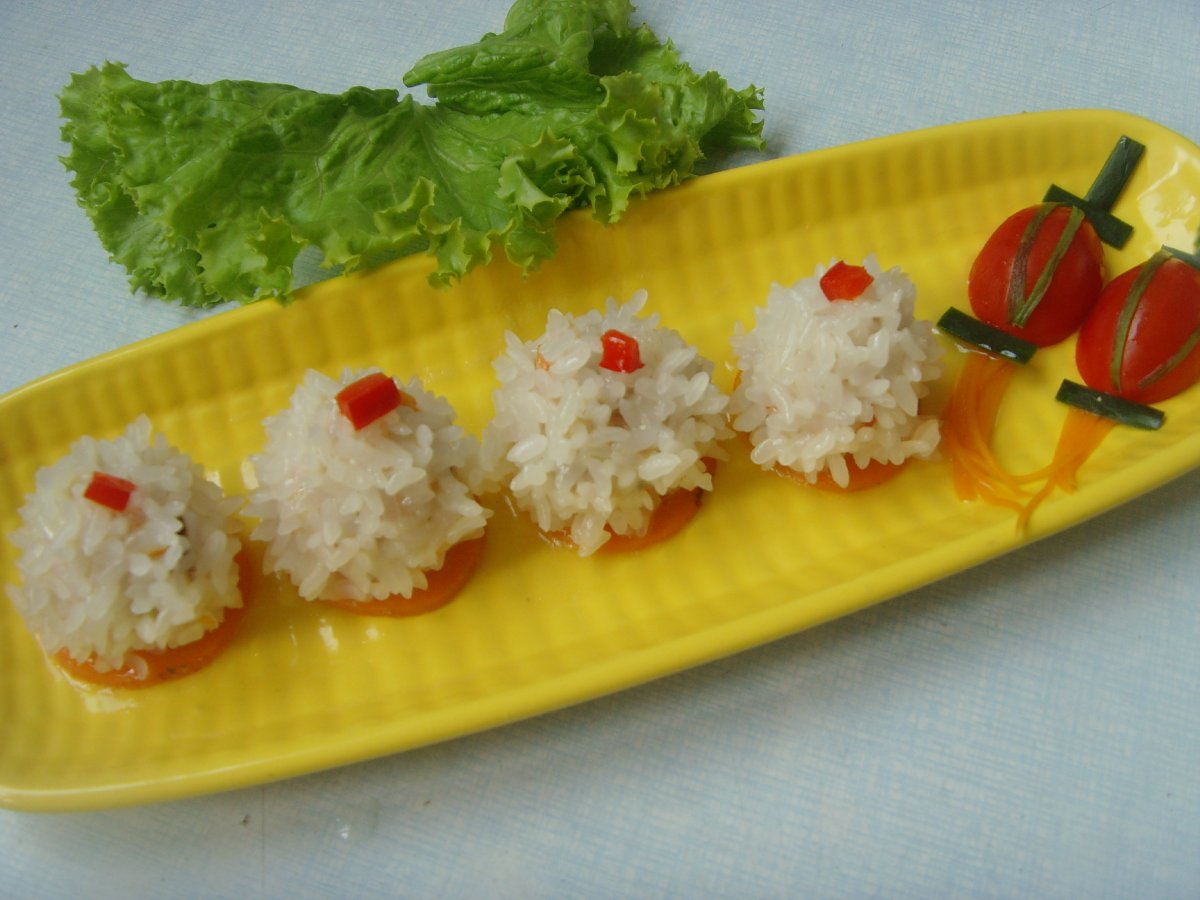 胡萝卜鸡肉丸子