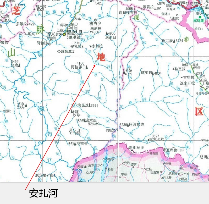 河是位于中国西藏 a target="_blank" href="/item/墨脱县/3375044"