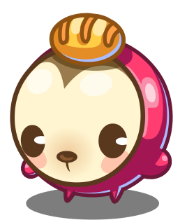 详情>>面包嘟嘟,腾讯游戏《洛克王国 》中的宠物.