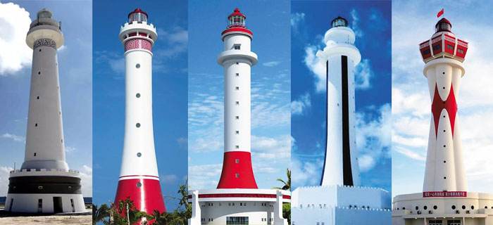  p>渚碧灯塔位于南沙群岛渚碧礁,取名"棱",设计立意取自中国特色传统