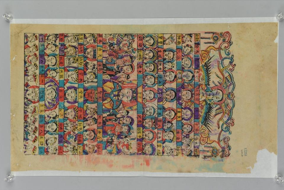 清河北武强天地众神年画