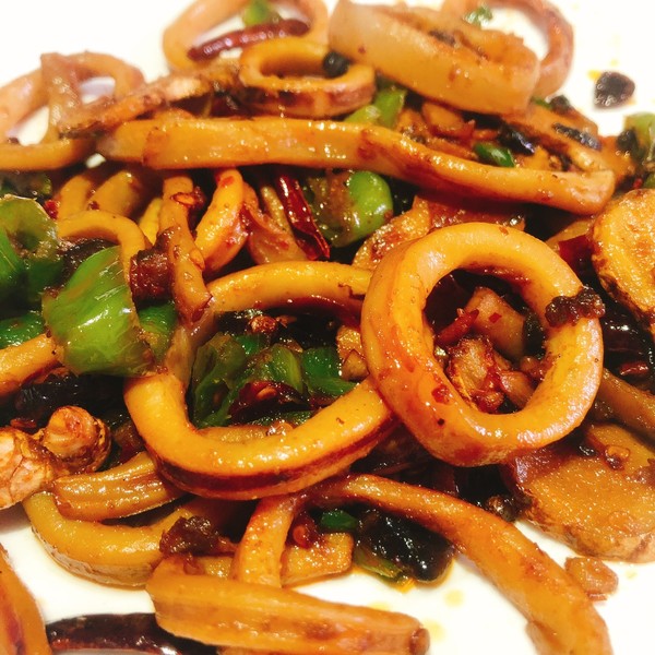 酱爆孜然鱿鱼圈