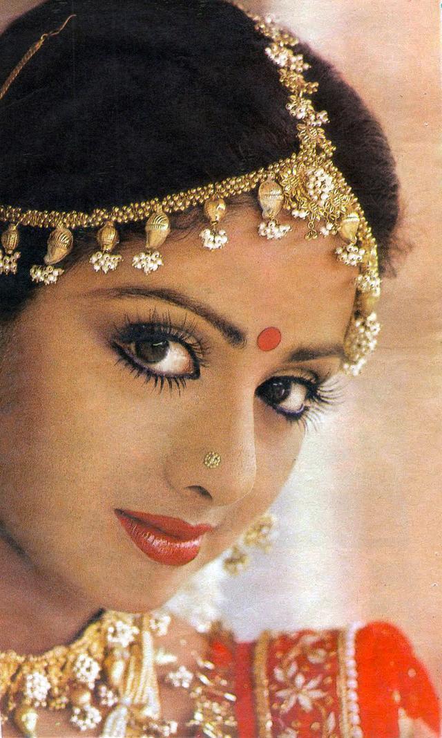 ">希里黛玉(sridevi,1963年8月13日—2018年2月24日),印度国宝级女星