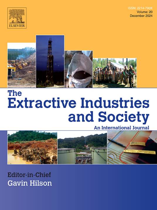 The Extractive Industries and Society_百度百科
