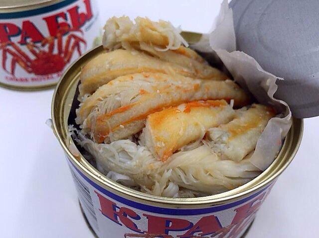 蟹肉罐头