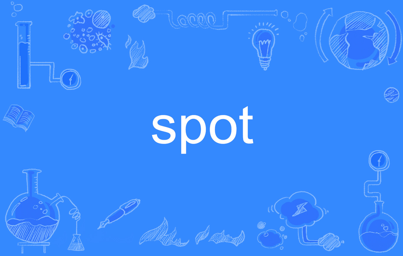 h6">spot是一个英语单词,名词,动词,形容词,副词,作名词时意思是"地点