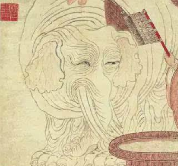 《洗象图》是明代画家 a target="_blank" href="/item/丁云鹏