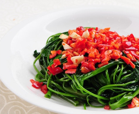 剁椒空心菜梗