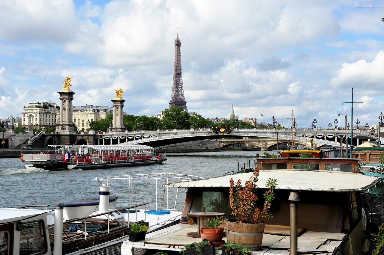  p>塞纳河(seine river),是法国北部大河,全长776.