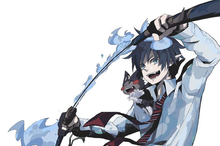 主角,魔神撒旦和二级驱魔师尤莉艾金所生的双胞胎之一,奥村雪男的哥