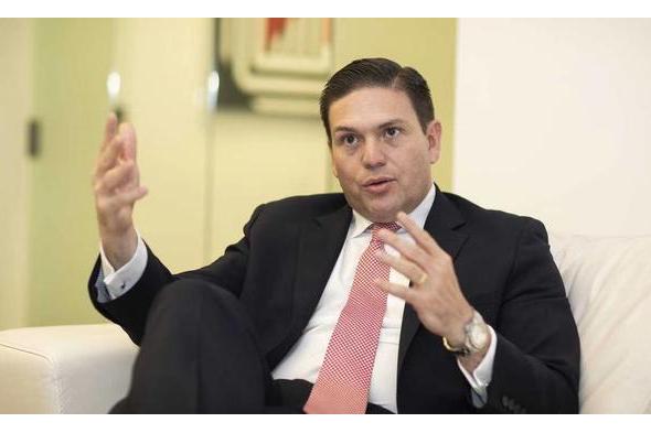  p>胡安·卡洛斯·平颂,曾任哥伦比亚驻美国大使. /p>