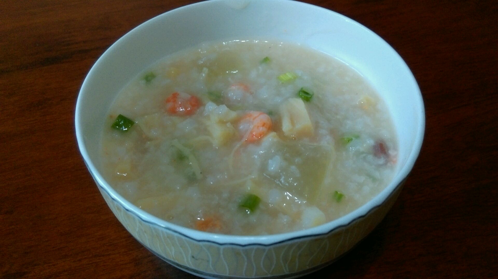 瑶柱鲜虾粥
