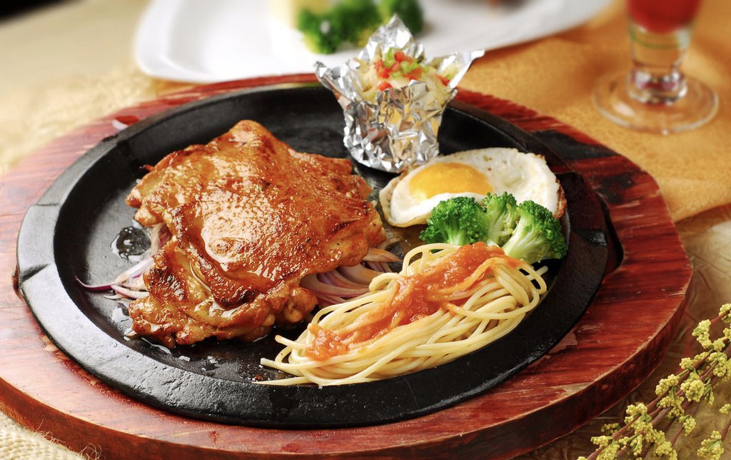 蜜汁红酒铁板鸡扒