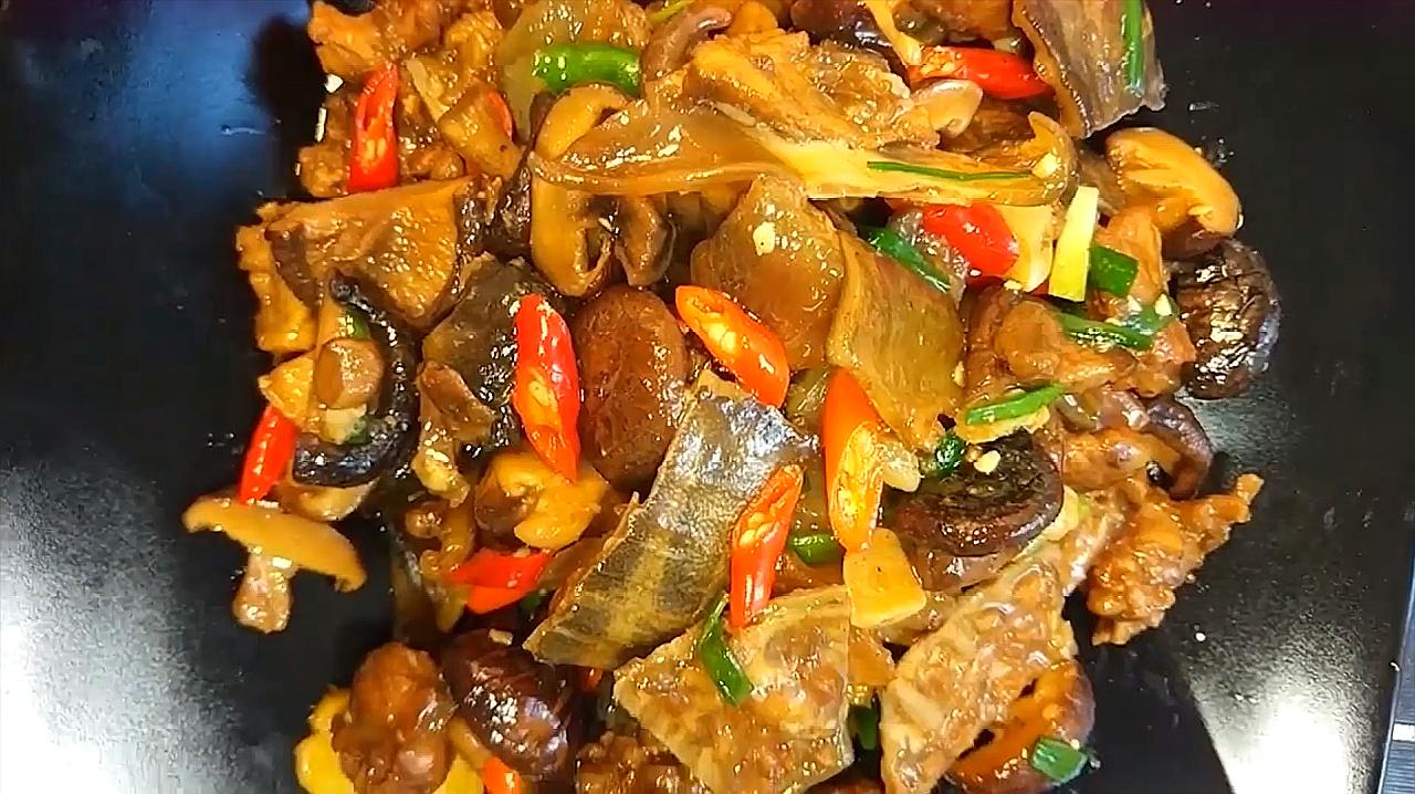滑炒甲鱼