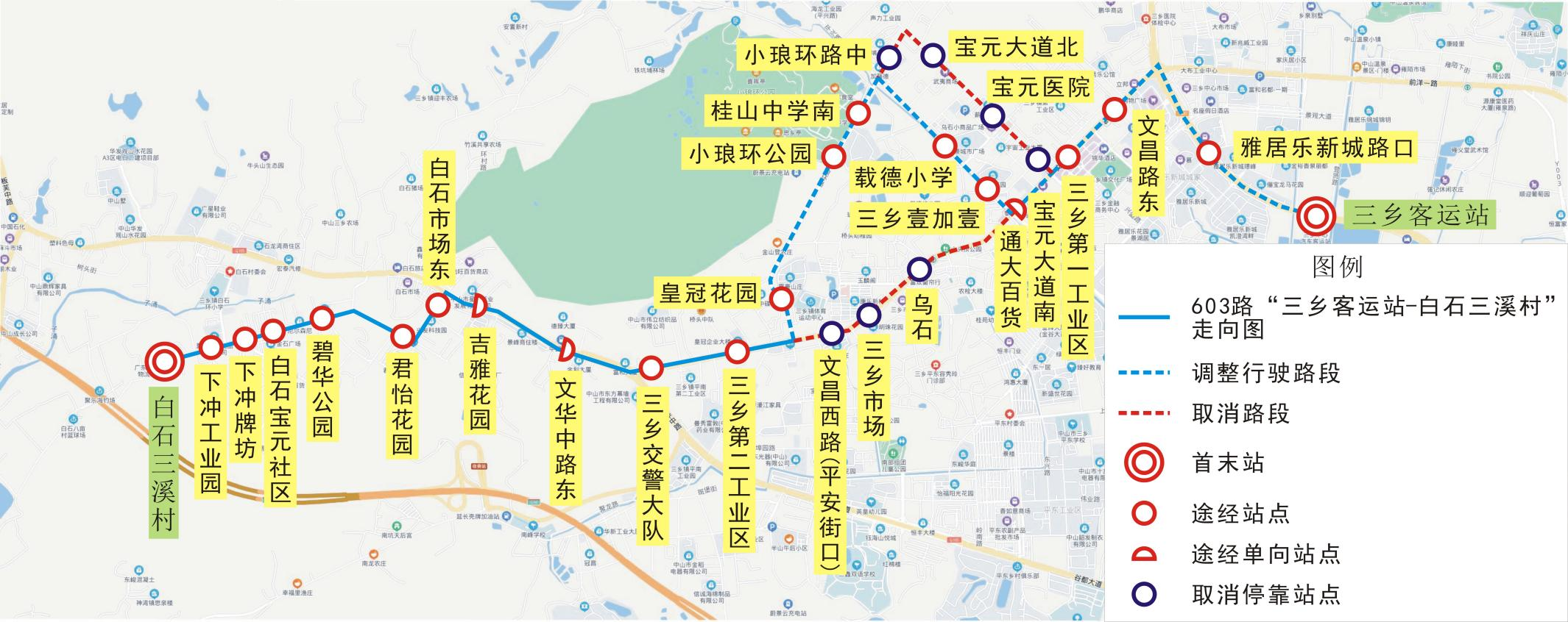 中山公交603路