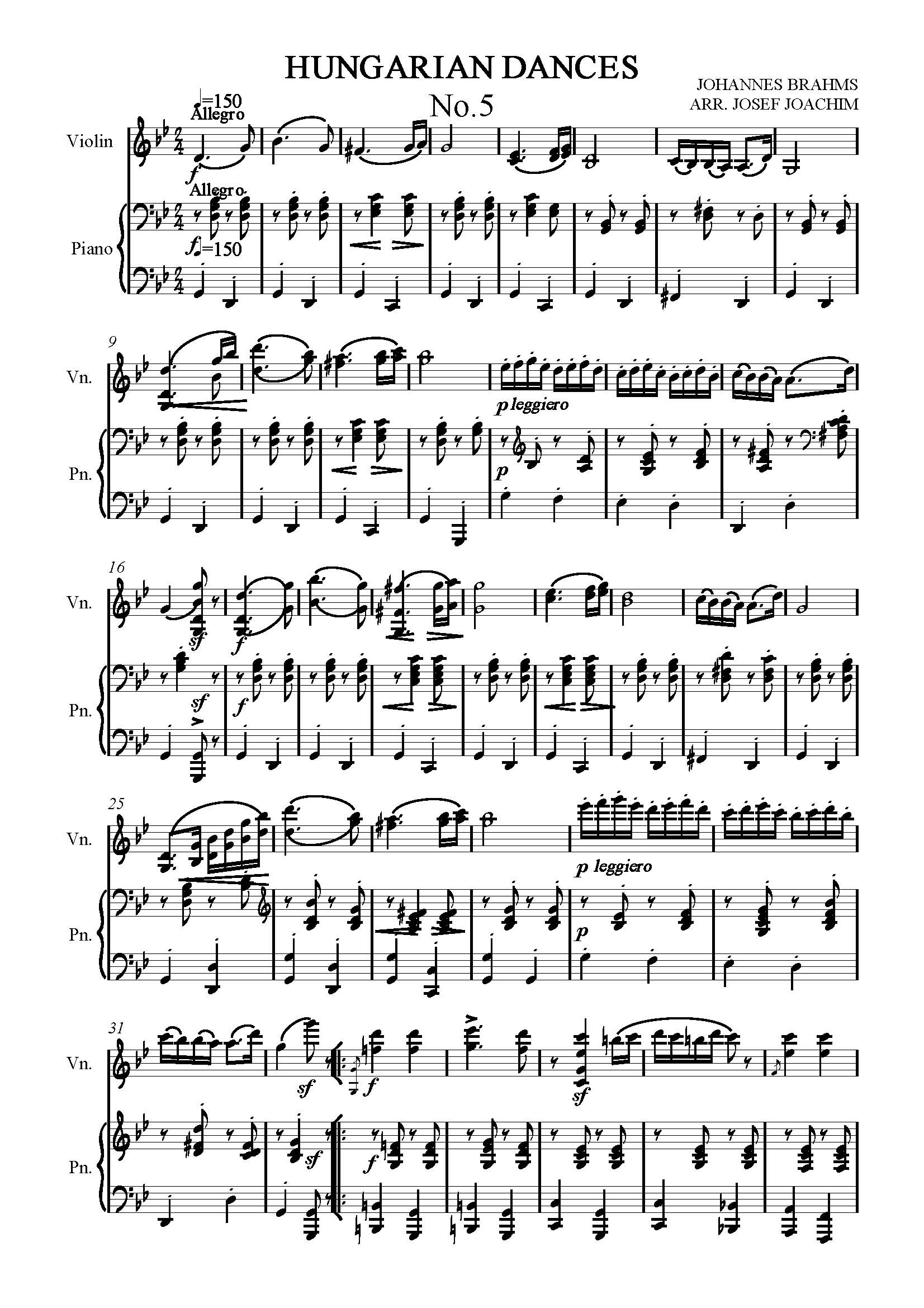 匈牙利舞曲第五号