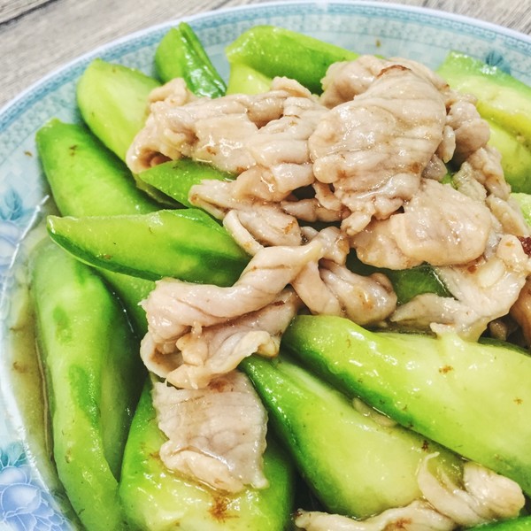肉炒丝瓜