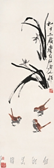 兰花麻雀