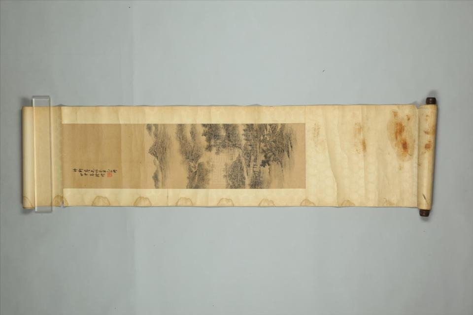 近代陈礼山水立轴