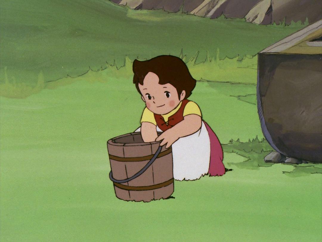 阿尔卑斯山的少女