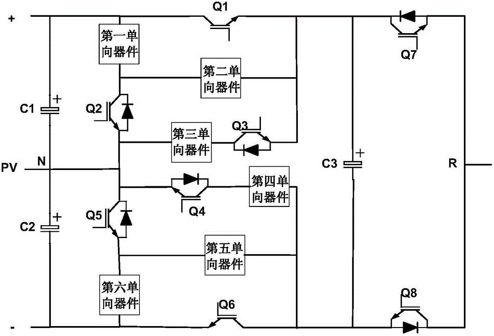 一种五电平逆变器及其应用电路
