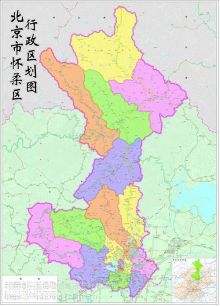怀柔区地图