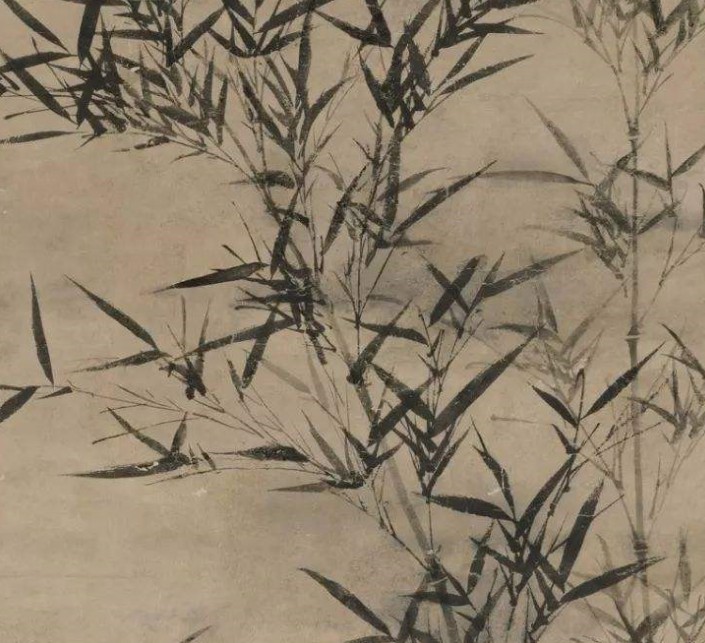 顾安竹石图