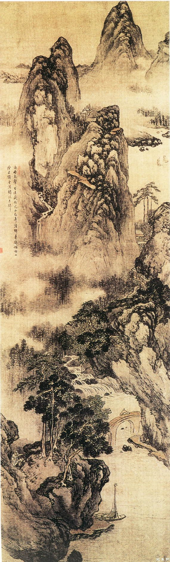 明王建章山水图