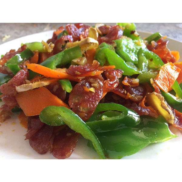 青椒炒香肠
